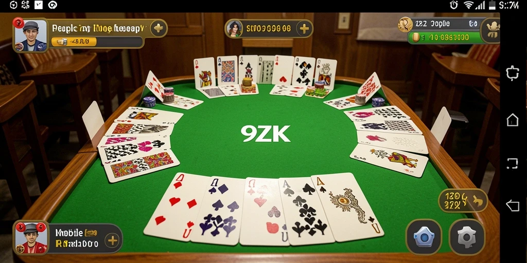 Tangkapan layar gameplay 9ZK yang menarik dan interaktif.
