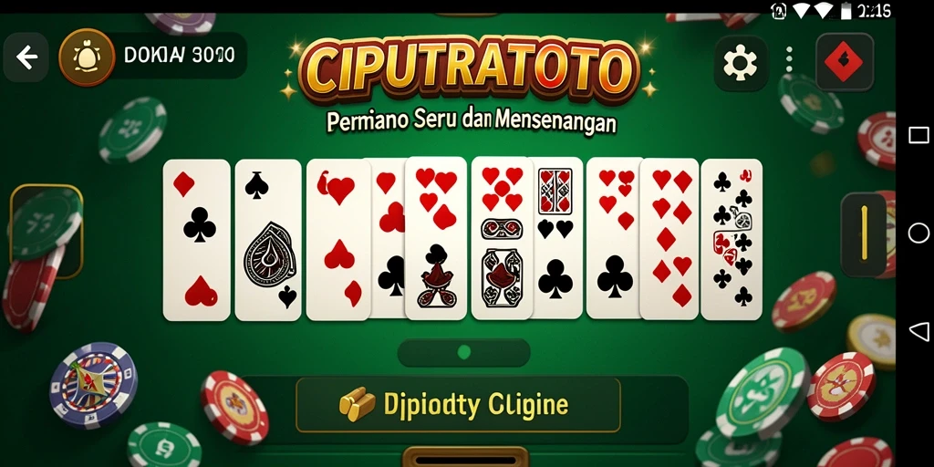 Tampilan gameplay seru dari CIPUTRATOTO yang menggugah semangat.