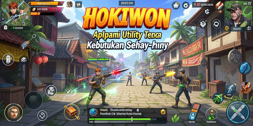 Screenshot HOKIWON menampilkan antarmuka pengguna yang intuitif dan fitur-fitur utama.