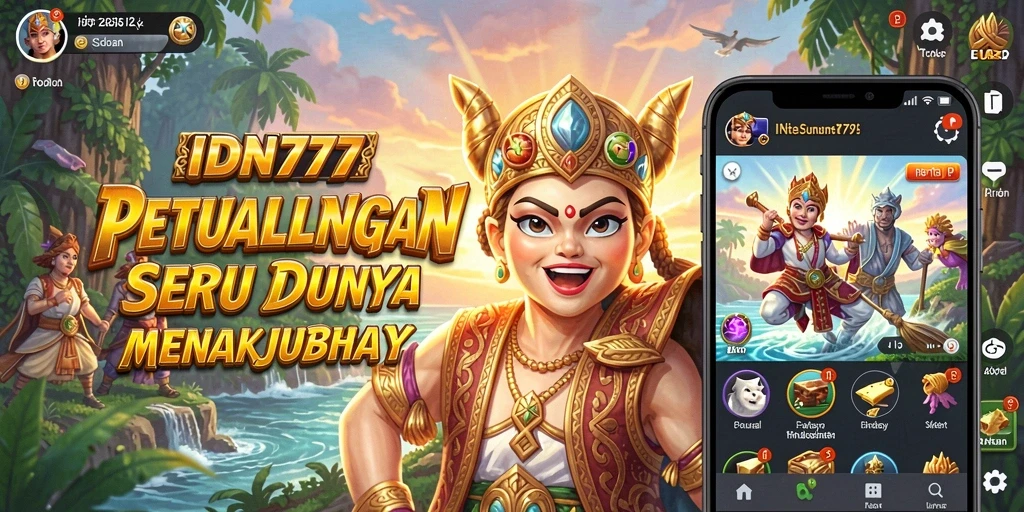 Gameplay petualangan seru di IDN777 dengan grafis memukau.