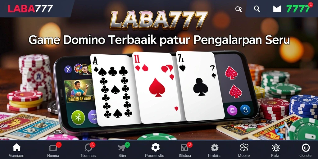 Tampilan gameplay seru dari LABA777 dengan aksi Domino yang mendebarkan.