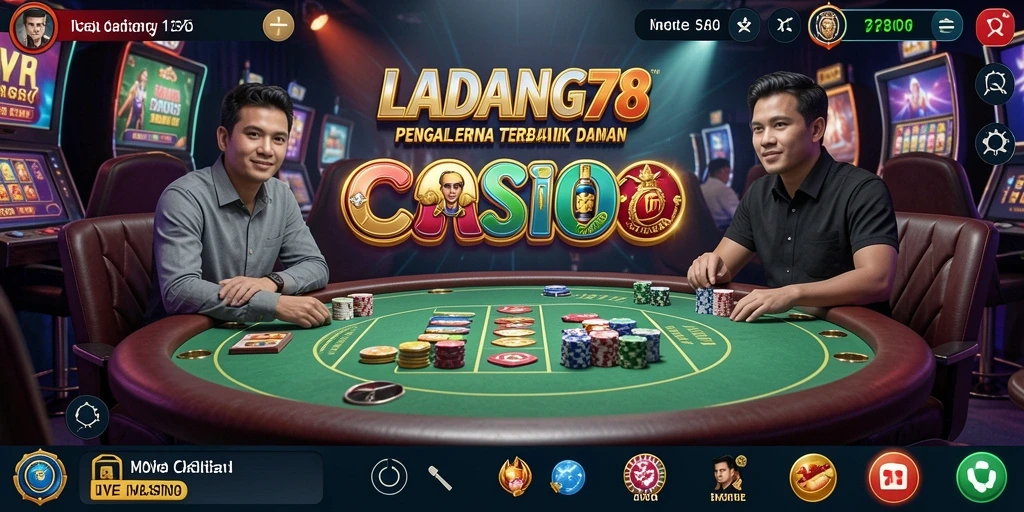 Tampilan menarik dari gameplay Live Casino LADANG78.