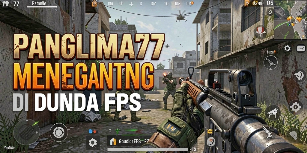 Gameplay seru dalam PANGLIMA77 dengan aksi tembak-menembak yang menarik.