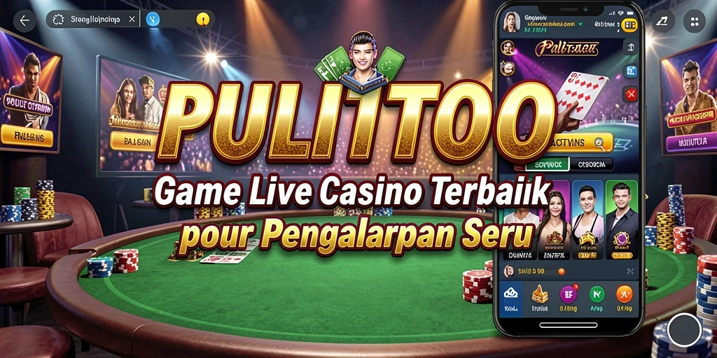 Screenshot gameplay PULITOTO menampilkan suasana kasino yang seru dan interaktif.