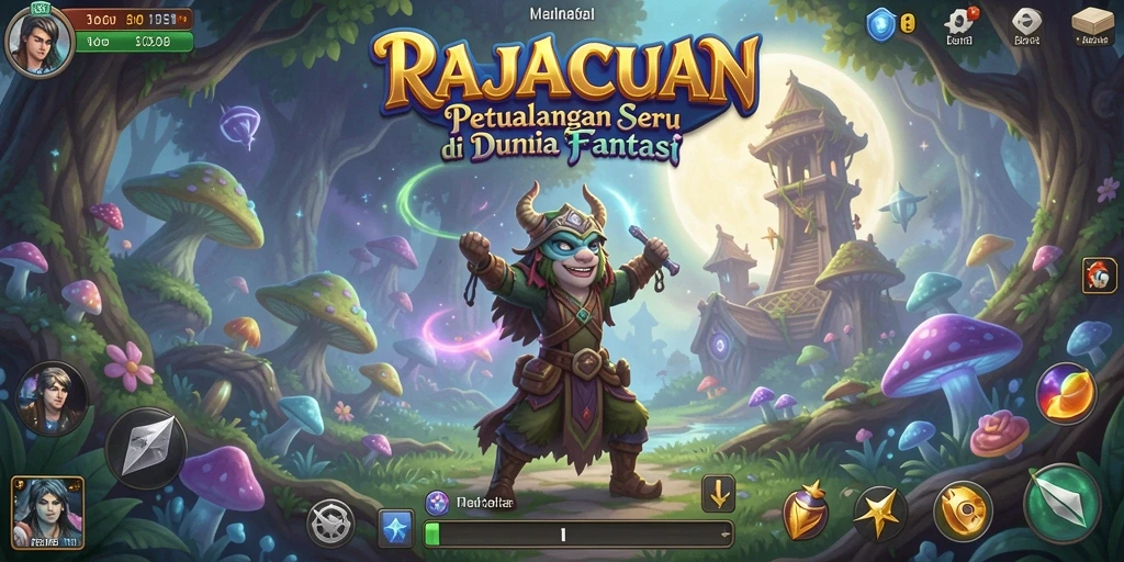 Tangkapan layar dari gameplay RAJACUAN yang menampilkan aksi seru.