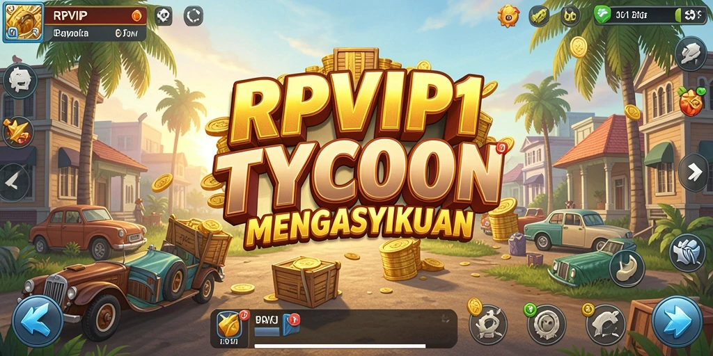 Screenshot utama menampilkan gameplay seru dalam RPVIP1.