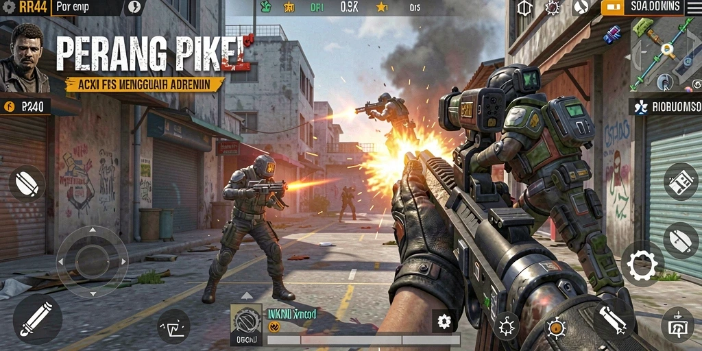 Gameplay mendebarkan di RR44 dengan pertempuran intens.