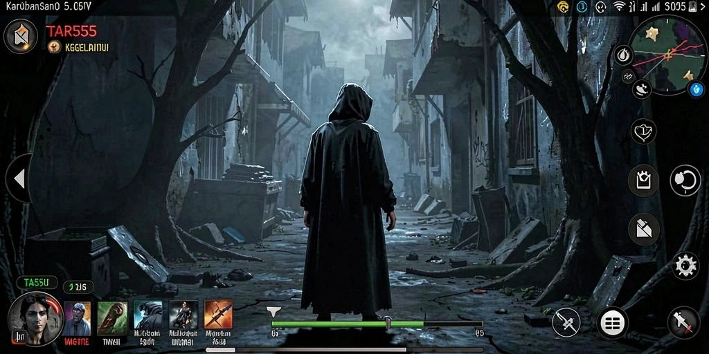 TAR555 menampilkan gameplay menegangkan dengan suasana yang sangat menyeramkan.