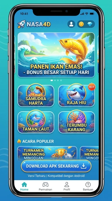 Tampilan antarmuka pengguna di nasa4d yang intuitif.